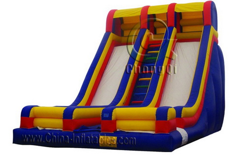big inflatable slide